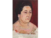 画家の母の肖像